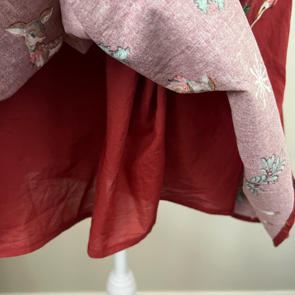 MODCLOTH | Cheerful Caroling Red Holiday Christmas Sweetheart Neckline Dress - Picture 12 of 14